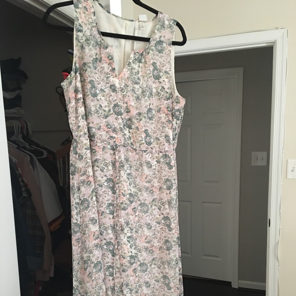 LC Lauren Conrad floral maxi dress
